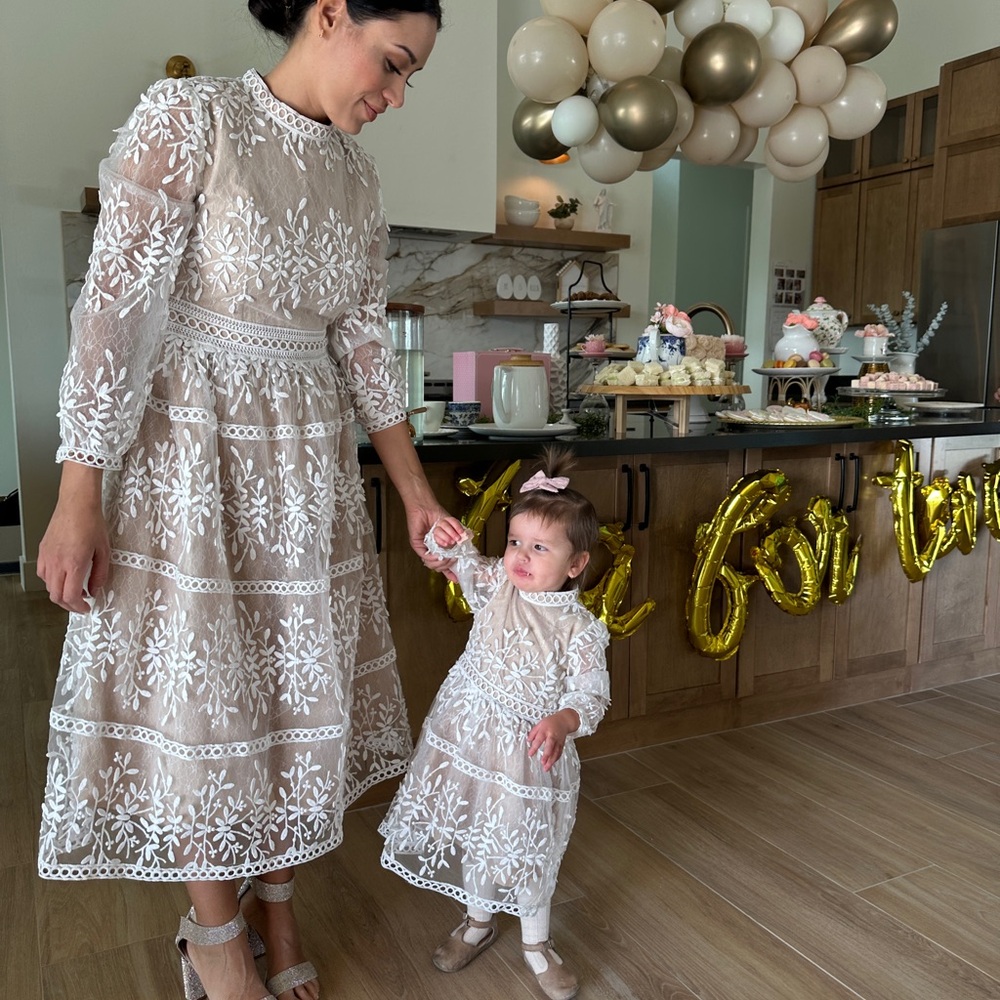 Ivy city co- Sicily dress- champagne size 2T